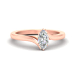 Load image into Gallery viewer, Twisted Shank Fancy Color Lab Marquise Cut Solitaire Ring