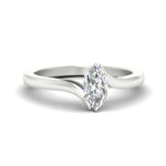 Load image into Gallery viewer, Twisted Shank Fancy Color Lab Marquise Cut Solitaire Ring