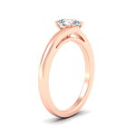 Load image into Gallery viewer, Fancy Color Lab Pear Shaped Twisted Shank Solitaire Ring