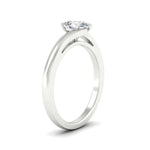 Load image into Gallery viewer, Fancy Color Lab Pear Shaped Twisted Shank Solitaire Ring