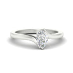 Load image into Gallery viewer, Fancy Color Lab Pear Shaped Twisted Shank Solitaire Ring