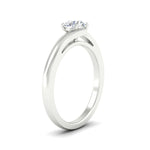 Load image into Gallery viewer, Colored Fancy Lab Round Cut Twisted Shank Solitaire Engagement Ring