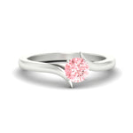 Load image into Gallery viewer, twisted-shank-round-cut-vivid-pink-solitaire-engagement-ring-in-white-gold-fdenr1020rogvpinksleep-nl-wg.jpg