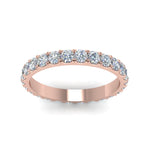 Load image into Gallery viewer, 0.25 - 5 Carat Round Cut Lab Grown Eternity Wedding Band For Women 14k Gold
