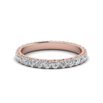 Load image into Gallery viewer, 0.25 - 5 Carat Round Cut Lab Grown Eternity Wedding Band For Women 14k Gold
