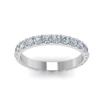 Load image into Gallery viewer, 0.25 - 5 Carat Round Cut Lab Grown Eternity Wedding Band For Women 14k Gold
