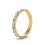 Load image into Gallery viewer, 0.25 - 5 Carat Round Cut Lab Grown Eternity Wedding Band For Women 14k Gold
