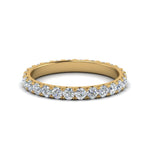 Load image into Gallery viewer, 0.25 - 5 Carat Round Cut Lab Grown Eternity Wedding Band For Women 14k Gold

