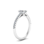 Load image into Gallery viewer, Lab diamond U Prong Engagement Rings 14K Gold
