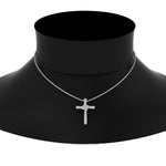Load image into Gallery viewer, Unique Lab Diamond Cross Pendant For Women
