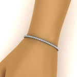 Load image into Gallery viewer, 2 To 15 Carat Lab Diamond Tennis Bracelet For Women 14K Gold
