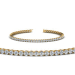 Load image into Gallery viewer, 2 To 15 Carat Lab Diamond Tennis Bracelet For Women 14K Gold
